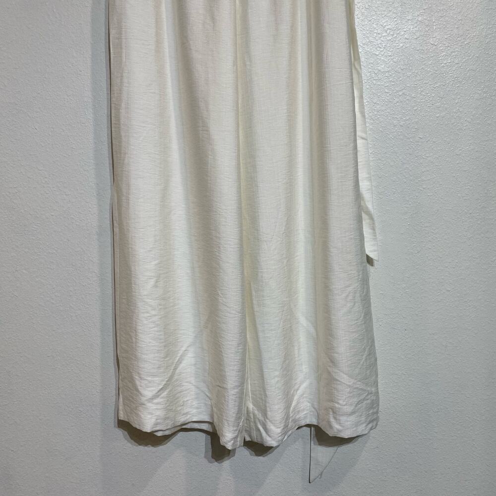 Gianni Bini Ivory Hazel Wide Leg Pants Sz 6 NWT - Picture 4 of 12